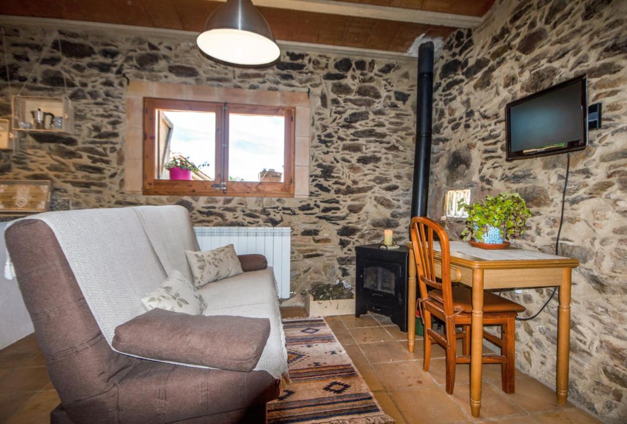 Apartamento Duplex Rural Con Chimenea Y Vistas Panoramicas Desde La Cama Sant Marti Sacalm Kültér fotó