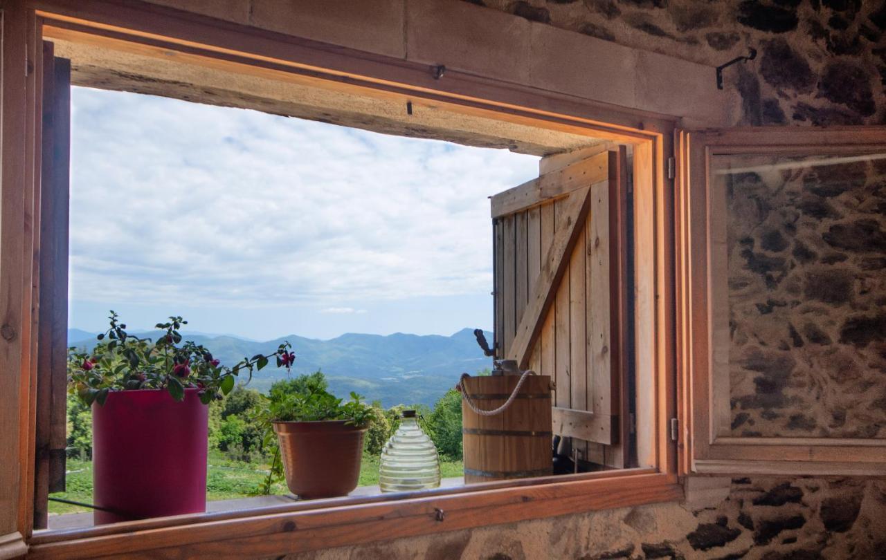 Apartamento Duplex Rural Con Chimenea Y Vistas Panoramicas Desde La Cama Sant Marti Sacalm Kültér fotó
