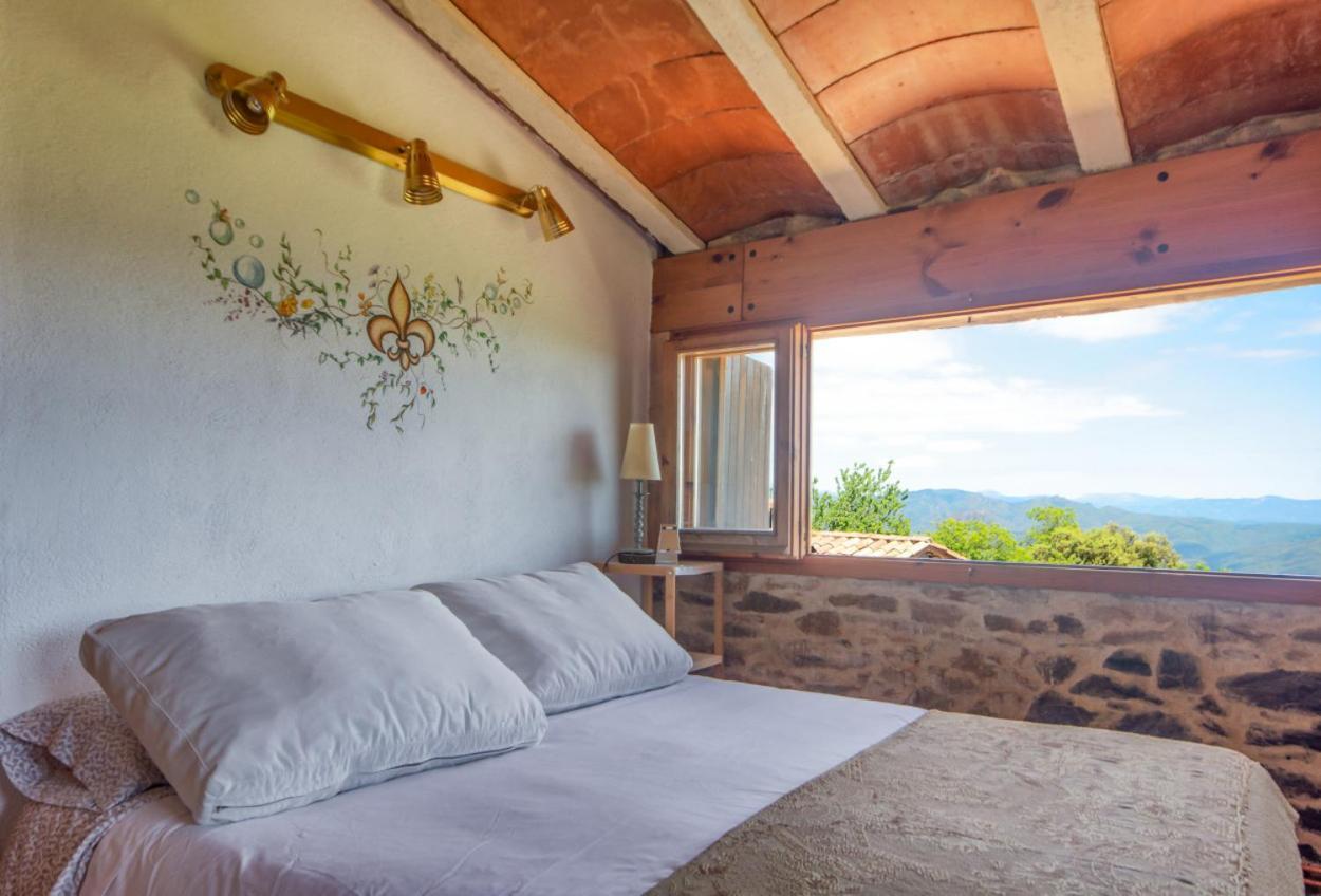 Apartamento Duplex Rural Con Chimenea Y Vistas Panoramicas Desde La Cama Sant Marti Sacalm Kültér fotó