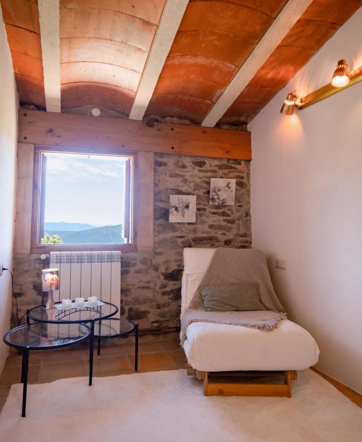 Apartamento Duplex Rural Con Chimenea Y Vistas Panoramicas Desde La Cama Sant Marti Sacalm Kültér fotó